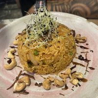 Indonesian bowl (would pass on this)  at Winners Vegan Restaurant in Athens