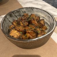 Potatoes  at Winners Vegan Restaurant in Athens