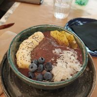 Acai bowl at Winners Vegan Restaurant in Athens