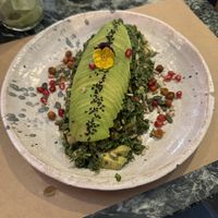 Kale saladd  at Winners Vegan Restaurant in Athens