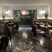 The indoor part of the restaurant   at Winners Vegan Restaurant in Athens