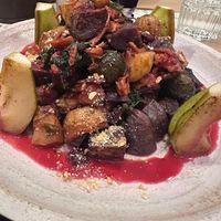 Warm winter salad #Veganuary at Winners Vegan Restaurant in Athens