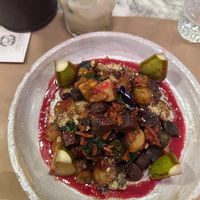 Warm winter salad #Veganuary at Winners Vegan Restaurant in Athens