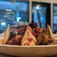 Winter salad at Winners Vegan Restaurant in Athens