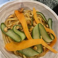 Curry noodles   at Winners Vegan Restaurant in Athens