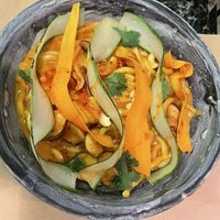 Tofu curry lemon grass 18€  at Winners Vegan Restaurant in Athens