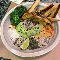 Protein Bowl 14€ yummy!   at Winners Vegan Restaurant in Athens