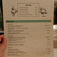 Menu at Winners Vegan Restaurant in Athens