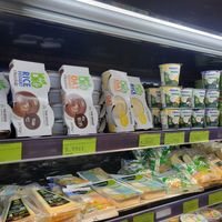 Vegan dairy at Smak Natury in Warsaw