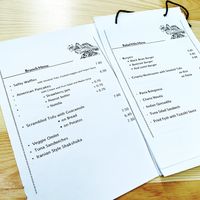 The menu (July 20) at Café Rebel Milo in Leipzig