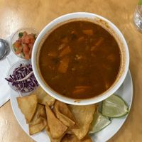 Vegan pazole!  🥰 at La Chaiteria in Tucson