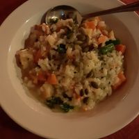 Vegan risotto starter at Bistro Bianconi in Sligo