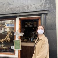 Outside the restaurant - only open for takeaway at Itadakizen Paris in Paris