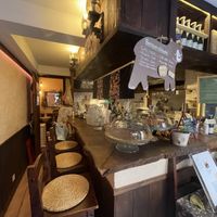 Inside the lil’ Japanese restaurant   at Itadakizen Paris in Paris