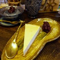 Yuzu cheesecake at Itadakizen Paris in Paris