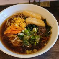 Ramen with shoyu sauce. at Itadakizen Paris in Paris