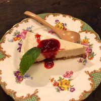 Vegan cheesecake, too tempting to pass up   at Itadakizen Paris in Paris