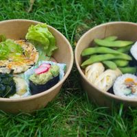 Bento à emporter / take-away bento :) at Itadakizen Paris in Paris