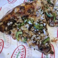 Mushroom and Green Peppers Pizza at Venezia's in Gilbert