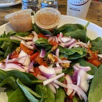 Large spinach salad with no cheese at Venezia's in Tempe