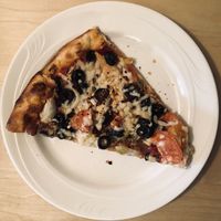 Slice from 14” Vegan Pizza at Venezia's in Phoenix