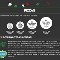 Now offering vegan options! at Venezia's in Phoenix