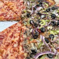 1/2 cheese, 1/2 veggie  at Venezia's in Phoenix