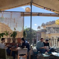 The view at Cafe Veda in Jaipur