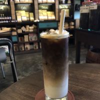 Iced soy milk coffee   at Hoa Champa in Hoi An
