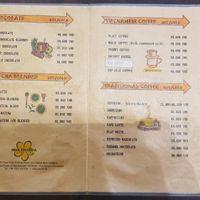 menu 1 at Hoa Champa in Hoi An