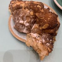 almond croissant  at Land & Monkeys - Beaumarchais in Paris