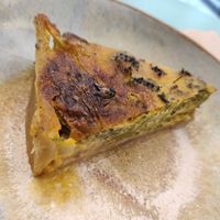 Quiche with Brocolli around €6,00 to eat in at Land & Monkeys - Beaumarchais in Paris