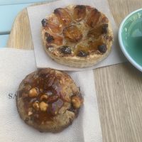 Cookie and some apricot thing  at Land & Monkeys - Beaumarchais in Paris