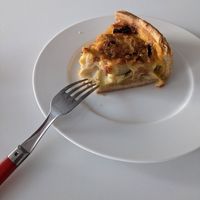 Quiche lorraine at Land & Monkeys - Beaumarchais in Paris