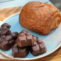 Pain chocolat and monkeys guimauve at Land & Monkeys - Beaumarchais in Paris