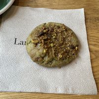 Pistachio cookie   at Land & Monkeys - Beaumarchais in Paris