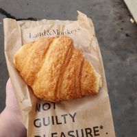 Croissant at Land & Monkeys - Beaumarchais in Paris