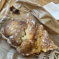 almond croissant   at Land & Monkeys - Beaumarchais in Paris