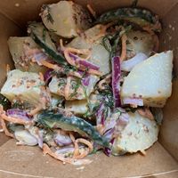 Potato salad to go.  at Land & Monkeys - Beaumarchais in Paris