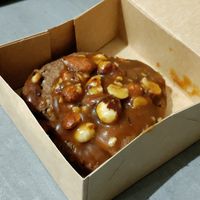 Salted caramel cookie. This was heaven at Land & Monkeys - Beaumarchais in Paris