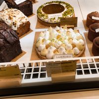 Some of the cakes and pastries of the day at Land & Monkeys -- Beaumarchais at Land & Monkeys - Beaumarchais in Paris