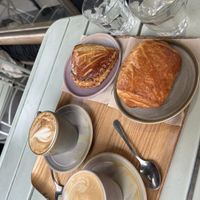 Apple chausson, pain au chocolat  at Land & Monkeys - Beaumarchais in Paris