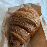 A classic croissant - so buttery at Land & Monkeys - Beaumarchais in Paris