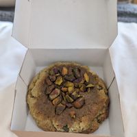 Pistachio cookie. at Land & Monkeys - Beaumarchais in Paris