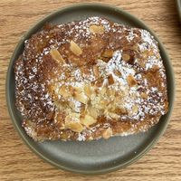 Almond and chocolate croissant   at Land & Monkeys - Beaumarchais in Paris