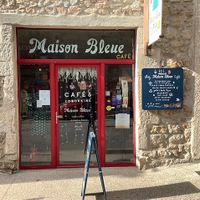 Shop front  at Maison Bleue in Lablachere
