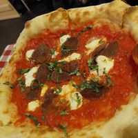 Peperoni pizza at Al Sanpietrino Trattoria in Lisbon