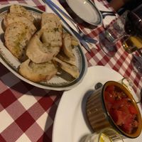 Bruschetta appetizer at Al Sanpietrino Trattoria in Lisbon