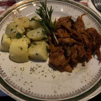 Faux rabbit dish at Al Sanpietrino Trattoria in Lisbon