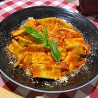 OMG ravioli - so so good! at Al Sanpietrino Trattoria in Lisbon